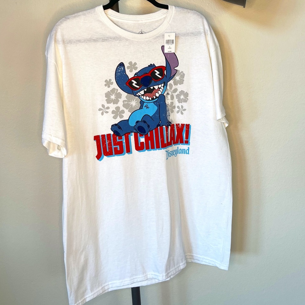 Stitch T Shirt "Just Chillax" Disney